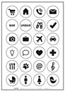 Immagine di DIY AUFKLEBER Alphabet + Zahlen + Icons + Blanko ( je 1 x )