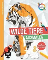 Immagine di Tierisch geometrisch - Malen nach Zahlen: Wilde Tiere ausmalen