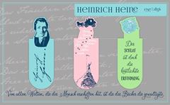 Immagine di libri_x Literarische Magnetlesezeichen Heinrich Heine, VE-6
