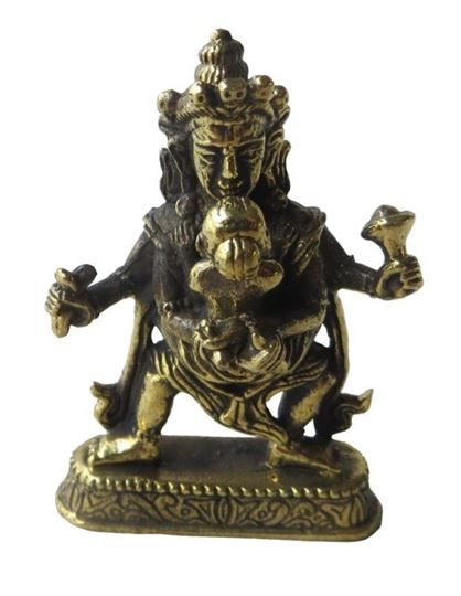 Image sur Buddha Samantabhadra (Yab-Yum) Messing 4,5 cm