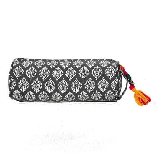 Image sur Nackenrolle Raja Länge 33 cm in Beige-Grau von Lotus Design