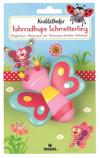 Bild von Krabbelkäfer Fahrradhupe Schmetterling VE 6