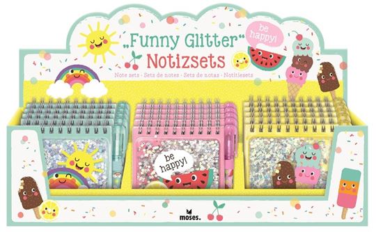 Bild von Be happy Notizset Funny Glitter VE 12