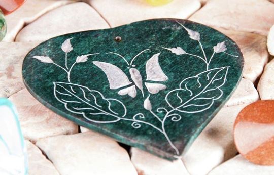 Immagine di Räucherstäbchenhalter - Herz-Schmetterling