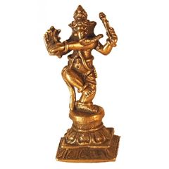 Image de Ganesha tanzend Messing 3.5 cm