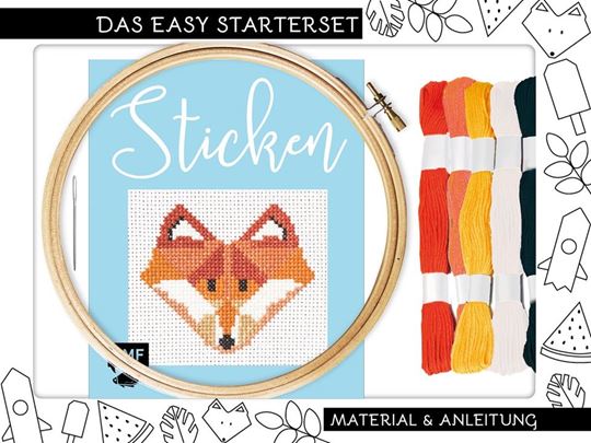 Image sur Sticken – das Easy Starterset für dekorative Kreuzstichmotive
