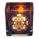 Bild von Teelichtglas Shri Yantra