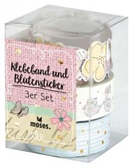 Picture of Klebeband und Blütensticker 3er Set, VE-12