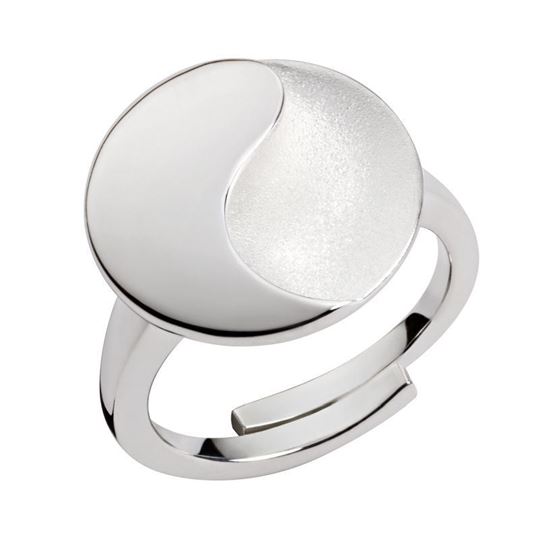 Image sur Ring Yin-Yang Ring Silber