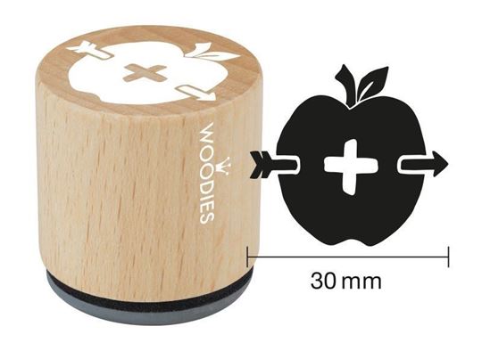 Bild von Woodies Stempel Schweiz Apfel, VE-3