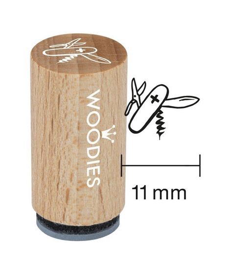 Immagine di Mini Woodies Stempel Schweiz Motiv 2, VE-10