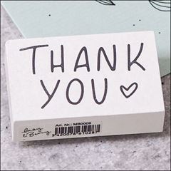 Bild von M&B Thank you (weiss)_35x55mm, VE-3