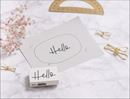 Bild von M&B Hello (weiss)_35x55mm, VE-3