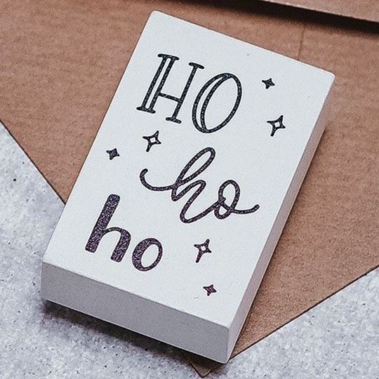 Immagine di M&B Ho ho ho (weiss)_35x55mm, VE-3