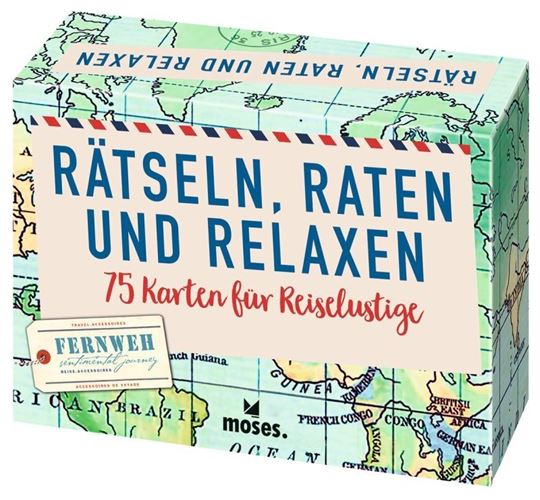 Bild von Rätseln, Raten und Relaxen: 75 Karten für Reiselustige