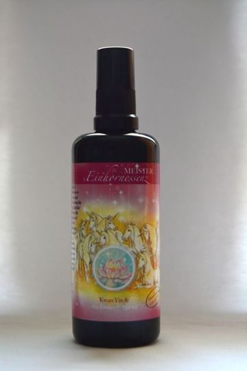 Picture of Meister-Einhornessenz Kwan Yin & das Einhorn Aurora, 100 ml