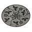 Bild von Räucherstäbchenhalter Blume Black Stone graviert 10 cm