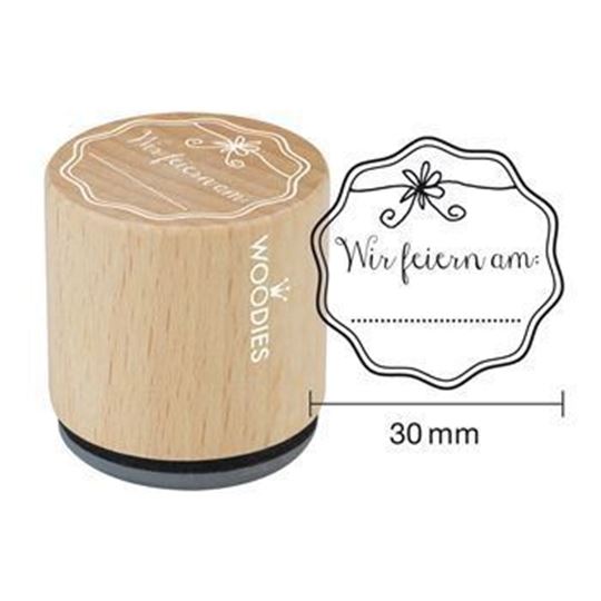 Image sur Woodies Stempel Wir feiern am (002), VE = 3