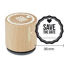 Bild von Woodies Stempel Save the date (006), VE = 3