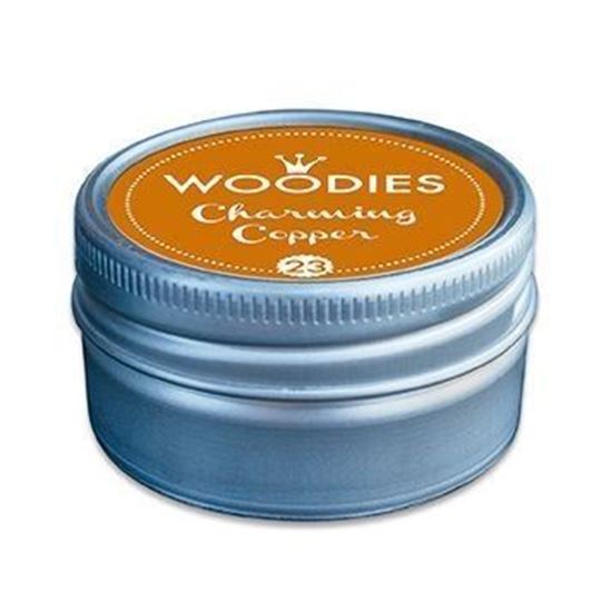 Image sur Woodies Stempelkissen Charming Copper (23), VE = 3