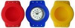Image de Rainbow Loom® Loomey Time Armbanduhren Set rot-gelb-blau
