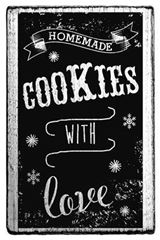 Image de Vintage stamp Homemade Cookies with love, VE=3