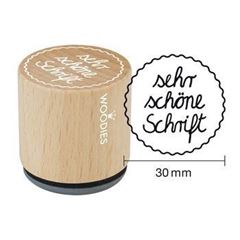 Bild von Woodies Stempel sehr schöne Schrift, VE = 3