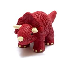 Image de Natural Rubber Mini Triceratops Teether, VE-3