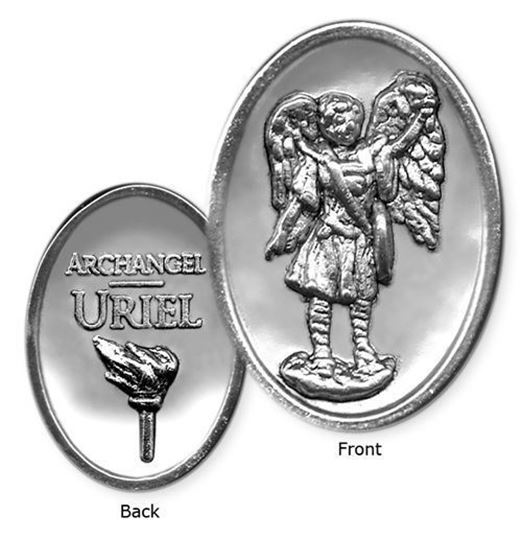 Bild von Archangel Uriel Pewter Medal Token Set by Angel Star