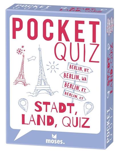 Picture of Pocket Quiz Stadt, Land, Quiz, VE-1