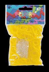 Immagine di Rainbow Loom® Gummibänder gelb opaque