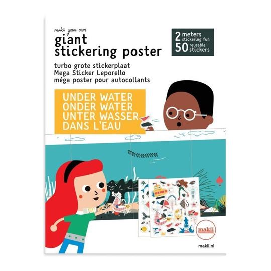 Image sur GIANT STICKERING POSTER UNDER WATER, VE-3