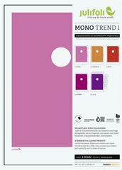 Image de SERIE Mono Trend 1 (1 x 5 Farben) Orange / Rot / Lila