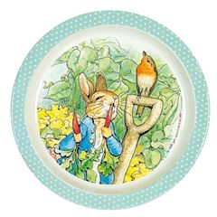 Picture of Peter Rabbit - Baby plate green 21 cm, VE-6