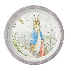 Image de Peter Rabbit - Baby plate taupe 18 cm, VE-6