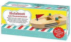 Immagine di Holzboot mit Gummimotor VE 6, VE-6
