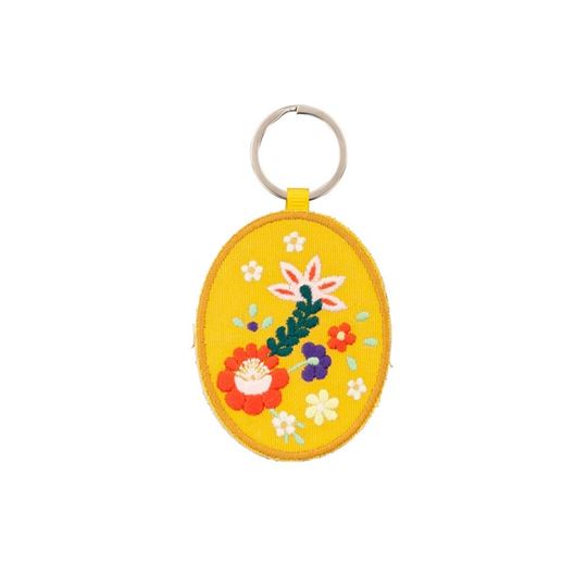 Picture of Keyring Frida Kahlo Yellow, VE-10