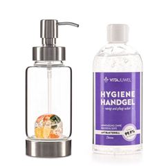 Picture of VitaJuwel Dosierspender pump! - Happiness + 500 ml Hygiene Handgel