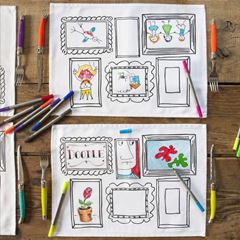 Bild von placemat to go - the doodle frame