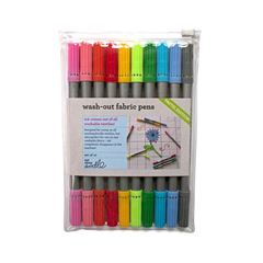 Picture of doodle wash-out pen set - pastel colours