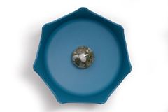 Image de CrownJuwel Edelsteinwasserschale für Hunde und Katzen, ozeanblau