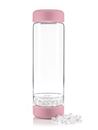 Bild von VitaJuwel inu! Edelsteinflasche mit Bergkristall in blossom rose