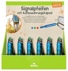 Bild von Expedition Natur Signalpfeife mit Aufbewahrungskapsel, VE-18