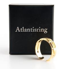 Image de Atlantisring (Herrengrösse) vergoldet