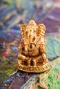 Picture of Ganesha Miniaturfigur aus Messing, 2.7 cm