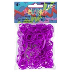 Image de Rainbow Loom® Silikonbänder neon lila