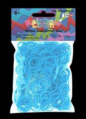 Immagine di Rainbow Loom® Silikonbänder glitzer blau