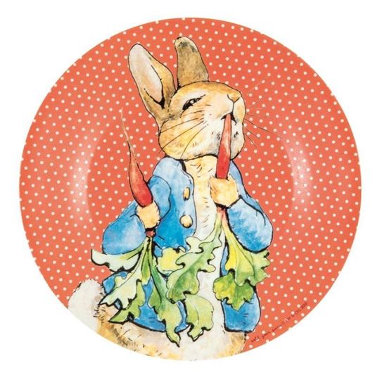 Image sur Peter Rabbit - Dessert plate red 20 cm, VE-6