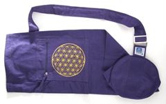 Immagine di Yoga Tasche mit Blume des Lebens lila