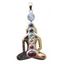Immagine di Anhänger Chakra-Buddha 7 Halbedelsteine Messing 8,0g